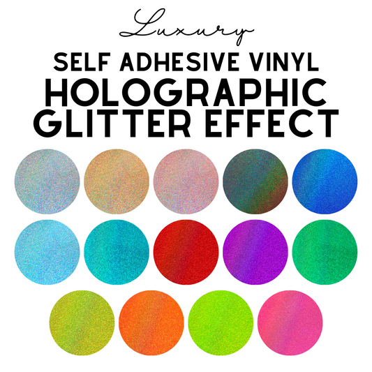 Self Adhesive Glitter Effect Vinyl