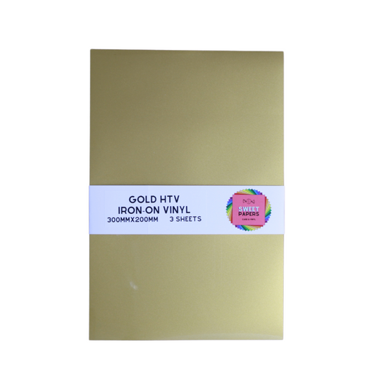 HTV • Gold • Approx. 200mm x 300mm