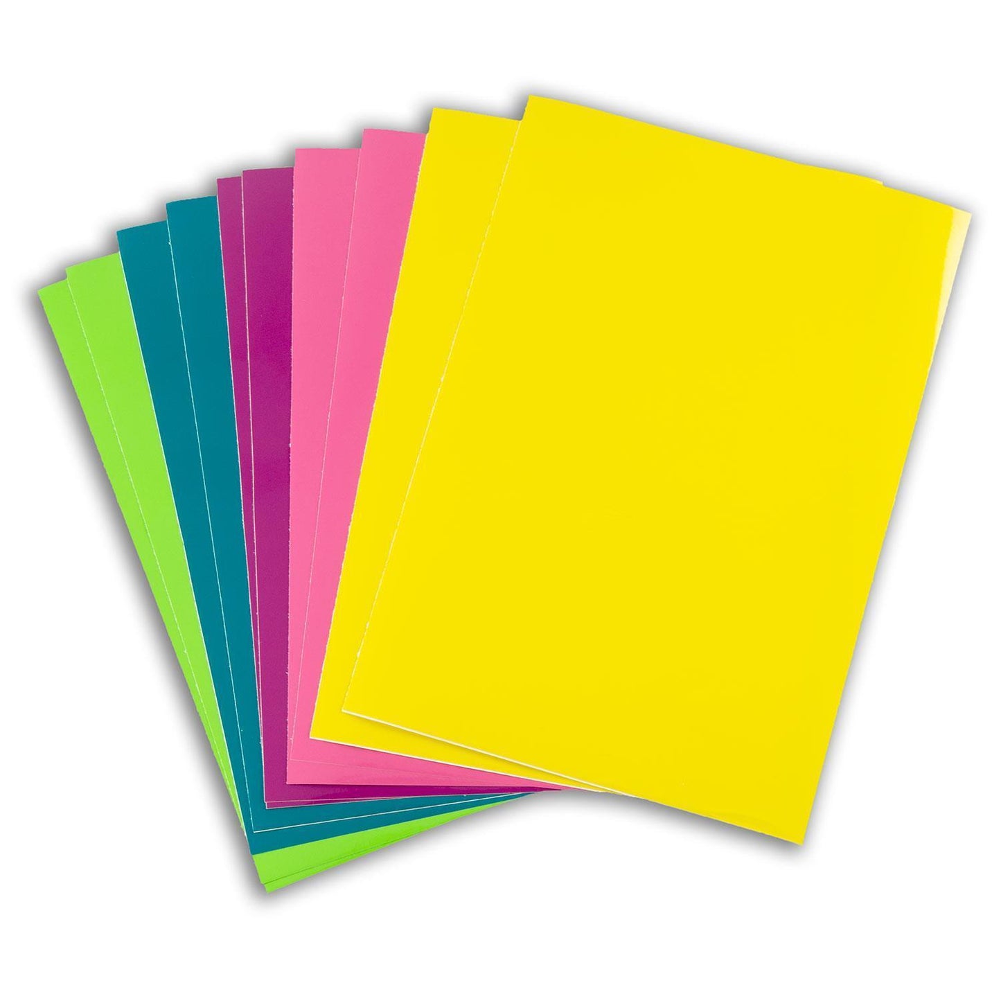 Self-adhesive vinyl Compilation • A4 • Gloss finish • 100 sheets