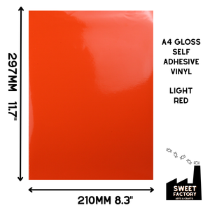 Self-Adhesive Gloss Vinyl • by the metre  • 610mm wide  • A5 samples available