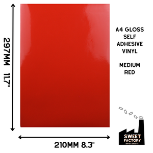 Self-Adhesive Gloss Vinyl • by the metre  • 610mm wide  • A5 samples available