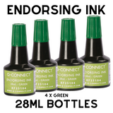 Ink Pad  Re-inking Ink 4x 28ml Green