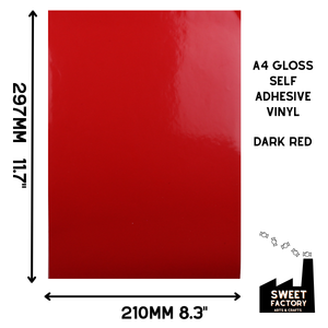 Self-Adhesive Gloss Vinyl • by the metre  • 610mm wide  • A5 samples available