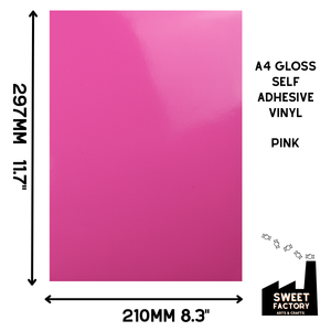 Self-Adhesive Gloss Vinyl • by the metre  • 610mm wide  • A5 samples available