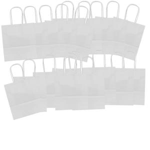 Kraft Paper Small Carrier Bags • Kits or Refill packs • 20 Small Carrier Bags