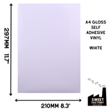 Self-Adhesive Gloss Vinyl • by the metre  • 610mm wide  • A5 samples available
