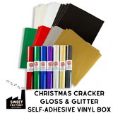 Christmas Cracker Selection Box Premium Self adhesive vinyl  •  12" x 12"  •  Matte or Gloss  •  35 sheets