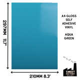 Self-Adhesive Gloss Vinyl • by the metre  • 610mm wide  • A5 samples available