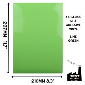 Self-Adhesive Gloss Vinyl • by the metre  • 610mm wide  • A5 samples available