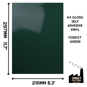 Self-Adhesive Gloss Vinyl • by the metre  • 610mm wide  • A5 samples available