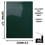 Self-Adhesive Gloss Vinyl • by the metre  • 610mm wide  • A5 samples available