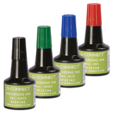 Ink Pad Re-inking Ink 4x 28ml Black, Blue, Green and Red