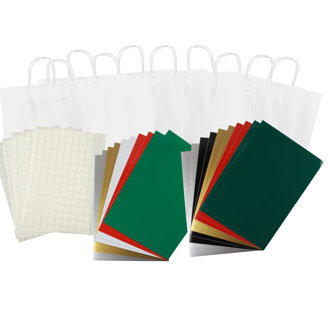 Kraft Paper Large Carrier Bags • Kits or Refill packs • 10 or 20 Large Carrier Bags