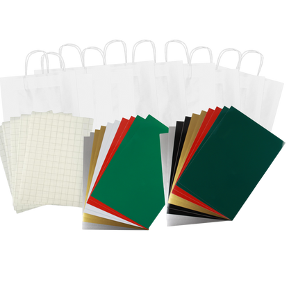 Kraft Paper Large Carrier Bags • Kits or Refill packs • 10 or 20 Large Carrier Bags