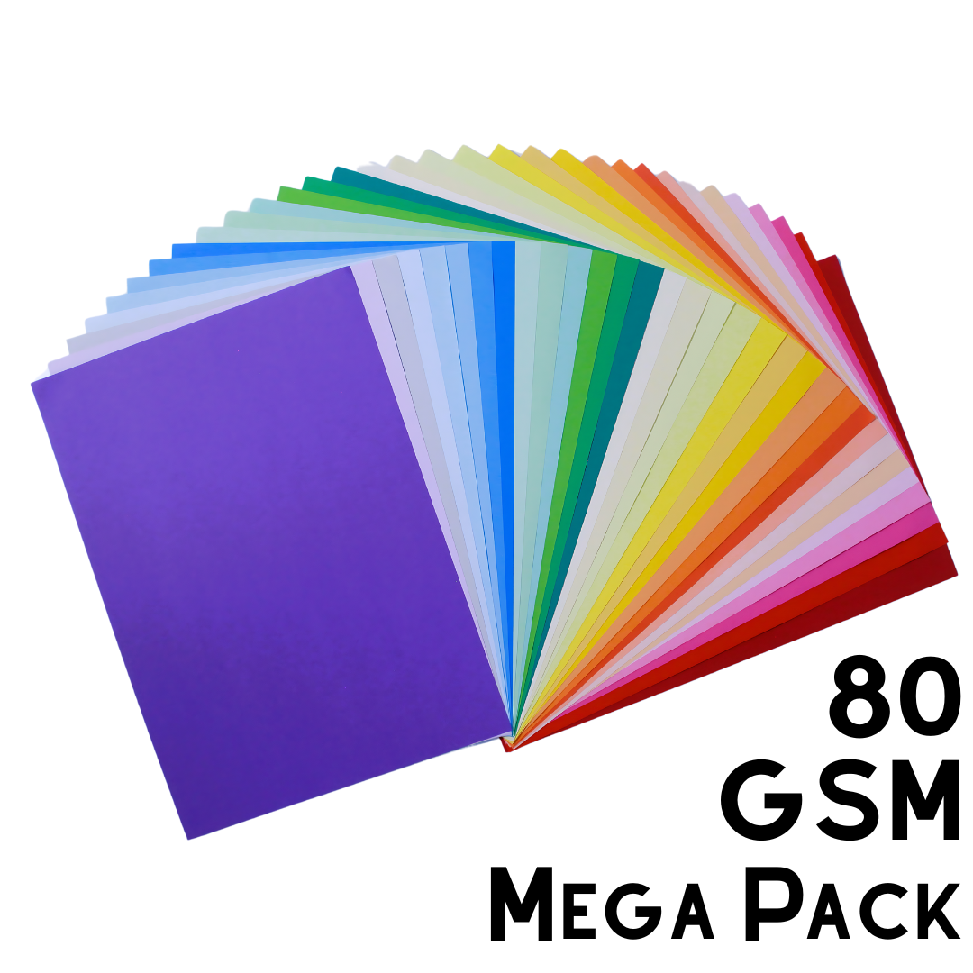 A4 Paper Spectrum of Colours MegaPack 80gsm