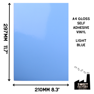 Self-Adhesive Gloss Vinyl • by the metre  • 610mm wide  • A5 samples available