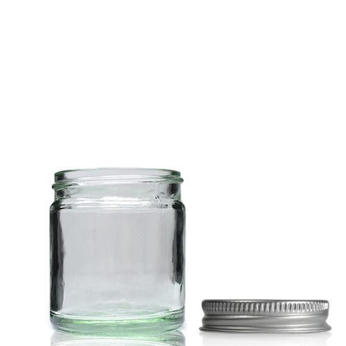 Clear Glass Jar with Aluminium Cap • 30ml