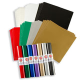 Christmas Cracker Selection Box Premium Self adhesive vinyl  •  12" x 12"  •  Matte or Gloss  •  35 sheets