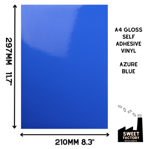 Self-Adhesive Gloss Vinyl • by the metre  • 610mm wide  • A5 samples available