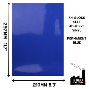 Self-Adhesive Gloss Vinyl • by the metre  • 610mm wide  • A5 samples available