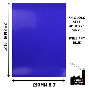 Self-Adhesive Gloss Vinyl • by the metre  • 610mm wide  • A5 samples available