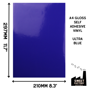 Self-Adhesive Gloss Vinyl • by the metre  • 610mm wide  • A5 samples available