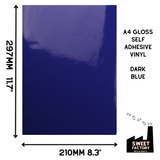 Self-Adhesive Gloss Vinyl • by the metre  • 610mm wide  • A5 samples available