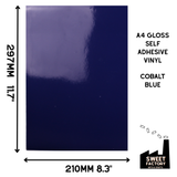 Self-Adhesive Gloss Vinyl • by the metre  • 610mm wide  • A5 samples available