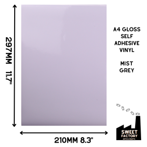 Self-Adhesive Gloss Vinyl • by the metre  • 610mm wide  • A5 samples available