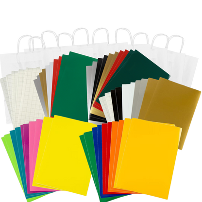 Kraft Paper Large Carrier Bags • Kits or Refill packs • 10 or 20 Large Carrier Bags