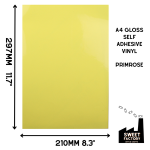 Self-Adhesive Gloss Vinyl • by the metre  • 610mm wide  • A5 samples available