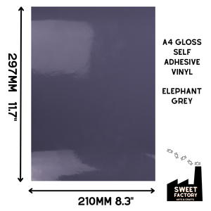 Self-Adhesive Gloss Vinyl • by the metre  • 610mm wide  • A5 samples available