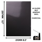 Self-Adhesive Gloss Vinyl • by the metre  • 610mm wide  • A5 samples available