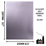 Self-Adhesive Gloss Vinyl • by the metre  • 610mm wide  • A5 samples available