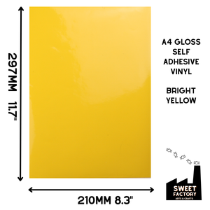 Self-Adhesive Gloss Vinyl • by the metre  • 610mm wide  • A5 samples available