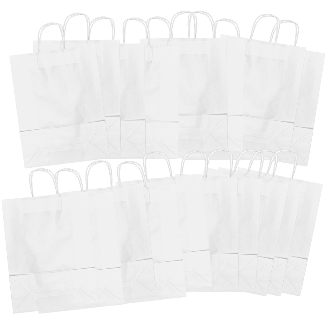 Kraft Paper Large Carrier Bags • Kits or Refill packs • 10 or 20 Large Carrier Bags