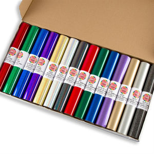 Complete Christmas Cracker Selection Box Premium Self adhesive vinyl  •  24" x 12"  • 42 sheets