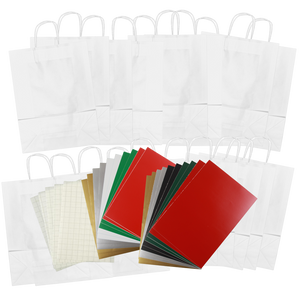 Kraft Paper Large Carrier Bags • Kits or Refill packs • 10 or 20 Large Carrier Bags