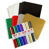 Christmas Cracker Selection Box Premium Self adhesive vinyl  •  12" x 12"  •  Matte or Gloss  •  35 sheets