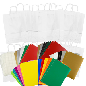 Kraft Paper Large Carrier Bags • Kits or Refill packs • 10 or 20 Large Carrier Bags