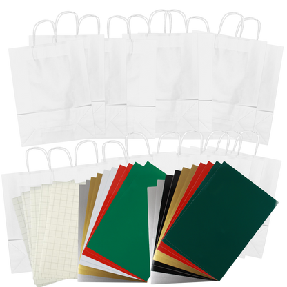 Kraft Paper Large Carrier Bags • Kits or Refill packs • 10 or 20 Large Carrier Bags