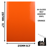 Self-Adhesive Gloss Vinyl • by the metre  • 610mm wide  • A5 samples available