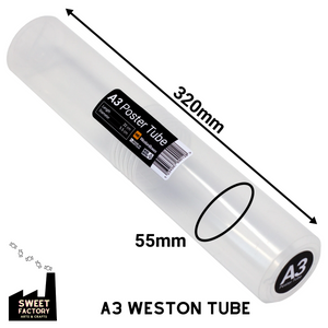 Reusable Gridded Transfer Tape • 12" x 24" • 5 Sheets in Weston Tube