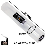 Reusable Gridded Transfer Tape • 12" x 24" • 5 Sheets in Weston Tube