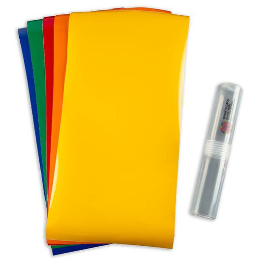 Self-adhesive vinyl Curated Packs • Gloss finish • 12"x 24" • 5 sheets • Weston Storage Tube