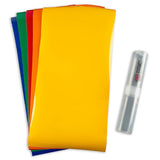 Self-adhesive vinyl Curated Packs • Gloss finish • 12"x 24" • 5 sheets • Weston Storage Tube