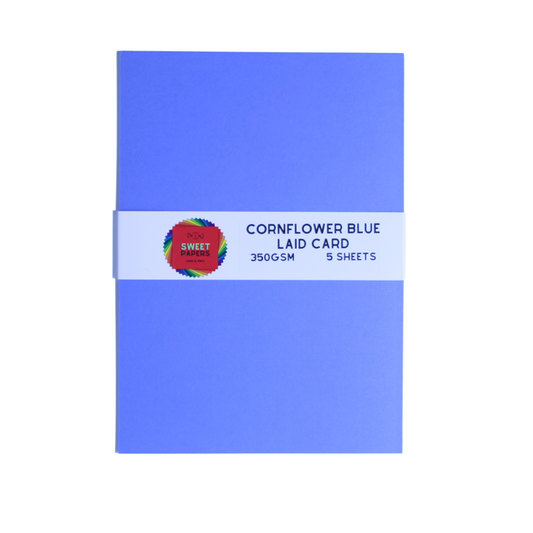 350gsm Cornflower Blue • 5 Sheets