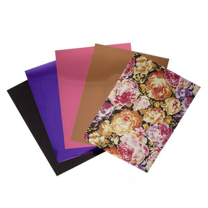 FabricFLEX Heat Transfer Vinyl • Premium Patterned HTV • A4 or A5 • 5 sheets