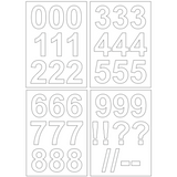 Self-adhesive Vinyl Numbers (20mm - 100mm)