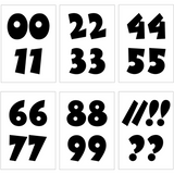 Self-adhesive Vinyl Numbers (20mm - 100mm)